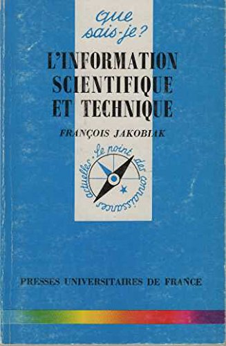 L'information scientifique et technique