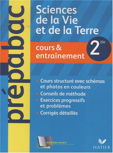Sciences de la vie et de la Terre 2de : cours & entraînement