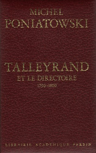 Talleyrand et le directoire, 1796-1800