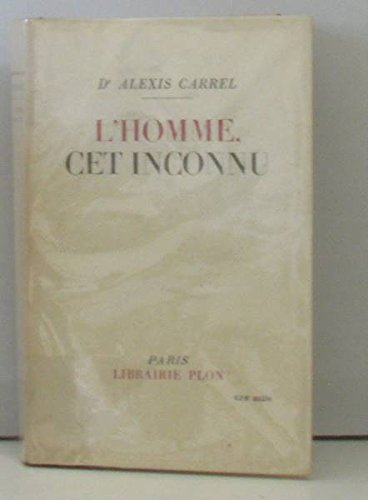 l homme, cet inconnu