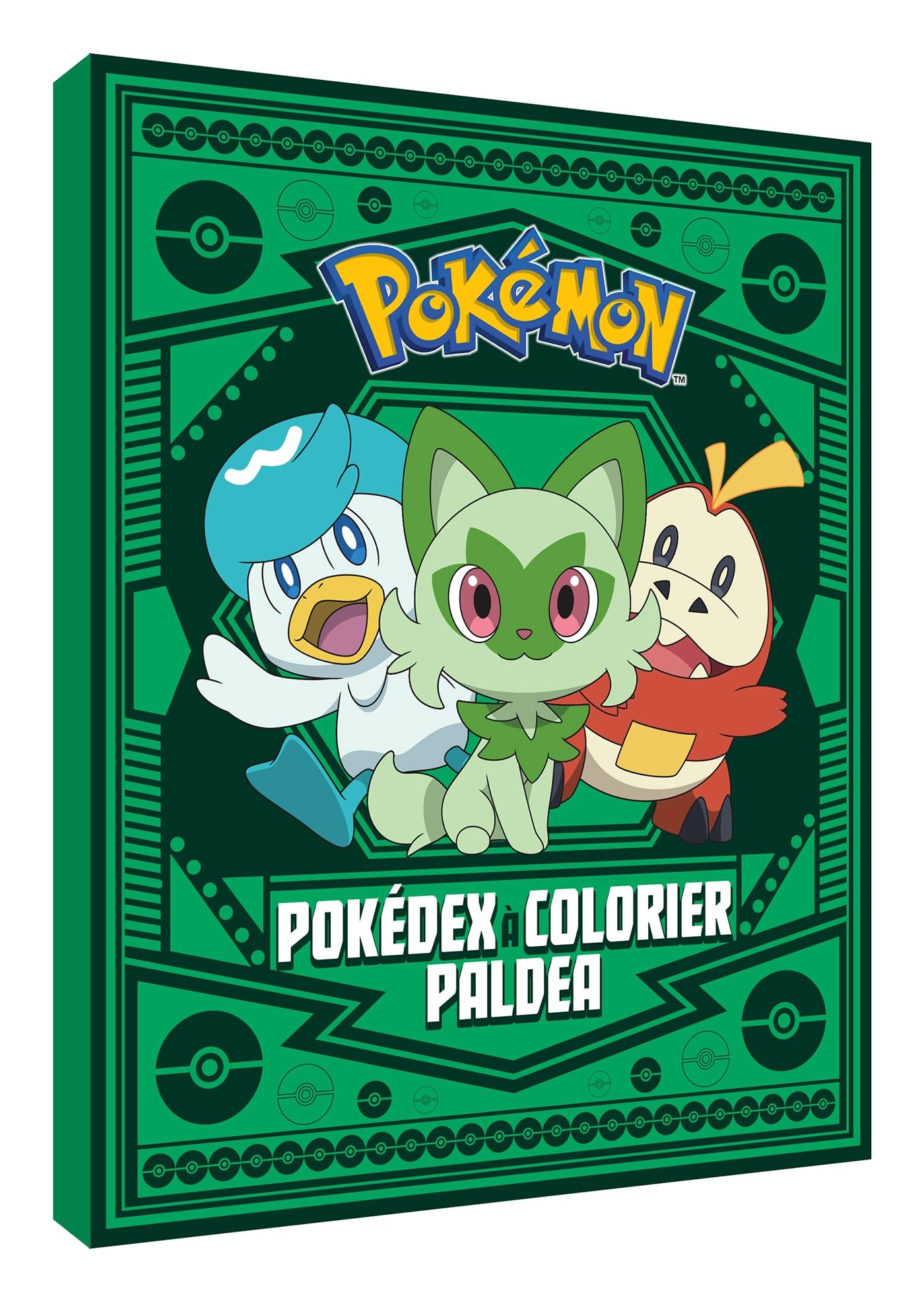 Pokémon : Pokedex à colorier Paldea : édition spéciale anniversaire
