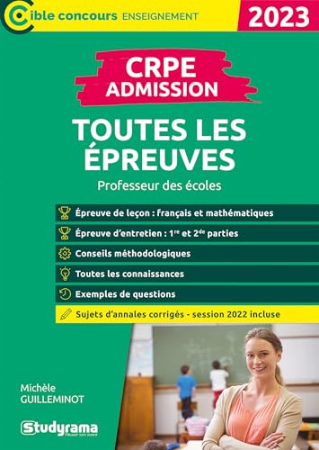 CRPE, toutes les épreuves d'admission : concours enseignant, master MEEF, ESPE, 2019 : inclus annale