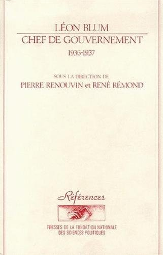 Léon Blum, chef de gouvernement : 1936-1937