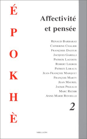 Epokhè, n° 2. Affectivité et pensée