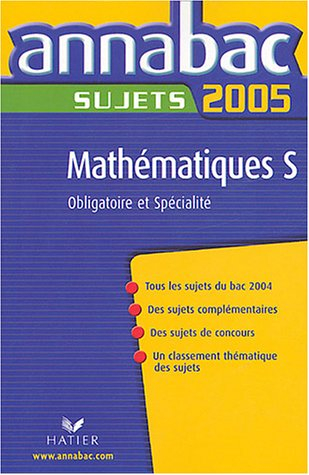 mathématiques s : sujets