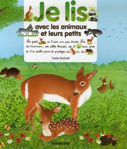 je lis avec les animaux et leurs petits