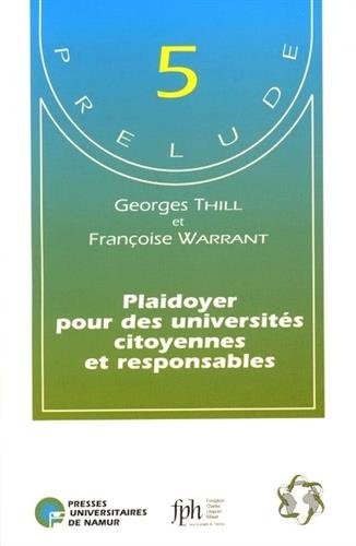 Plaidoyer pour des universités citoyennes et responsables