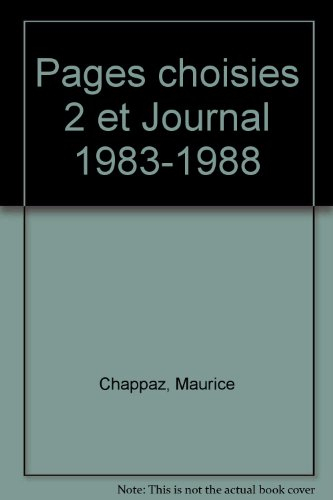 Pages choisies. Vol. 2