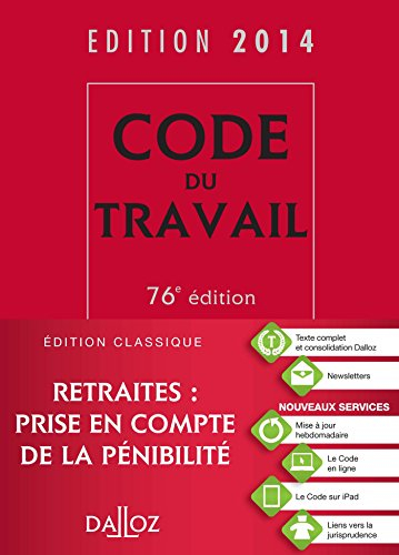 Code du travail : édition 2014