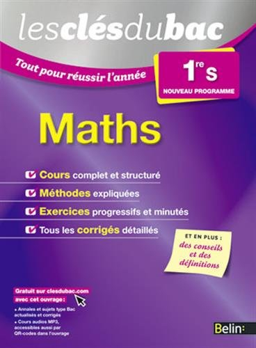Maths 1re S : nouveau programme
