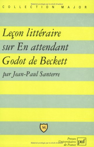 Leçon littéraire sur En attendant Godot de Beckett