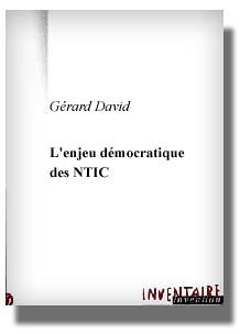 L'enjeu démocratique des NTIC