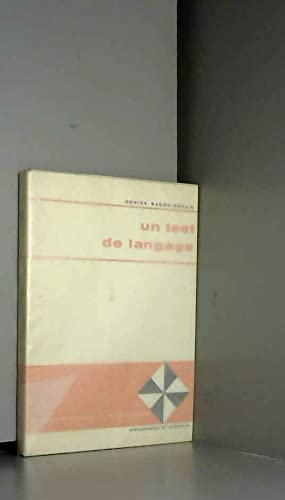 Un Test de langage