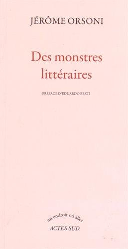 Des monstres littéraires : récits