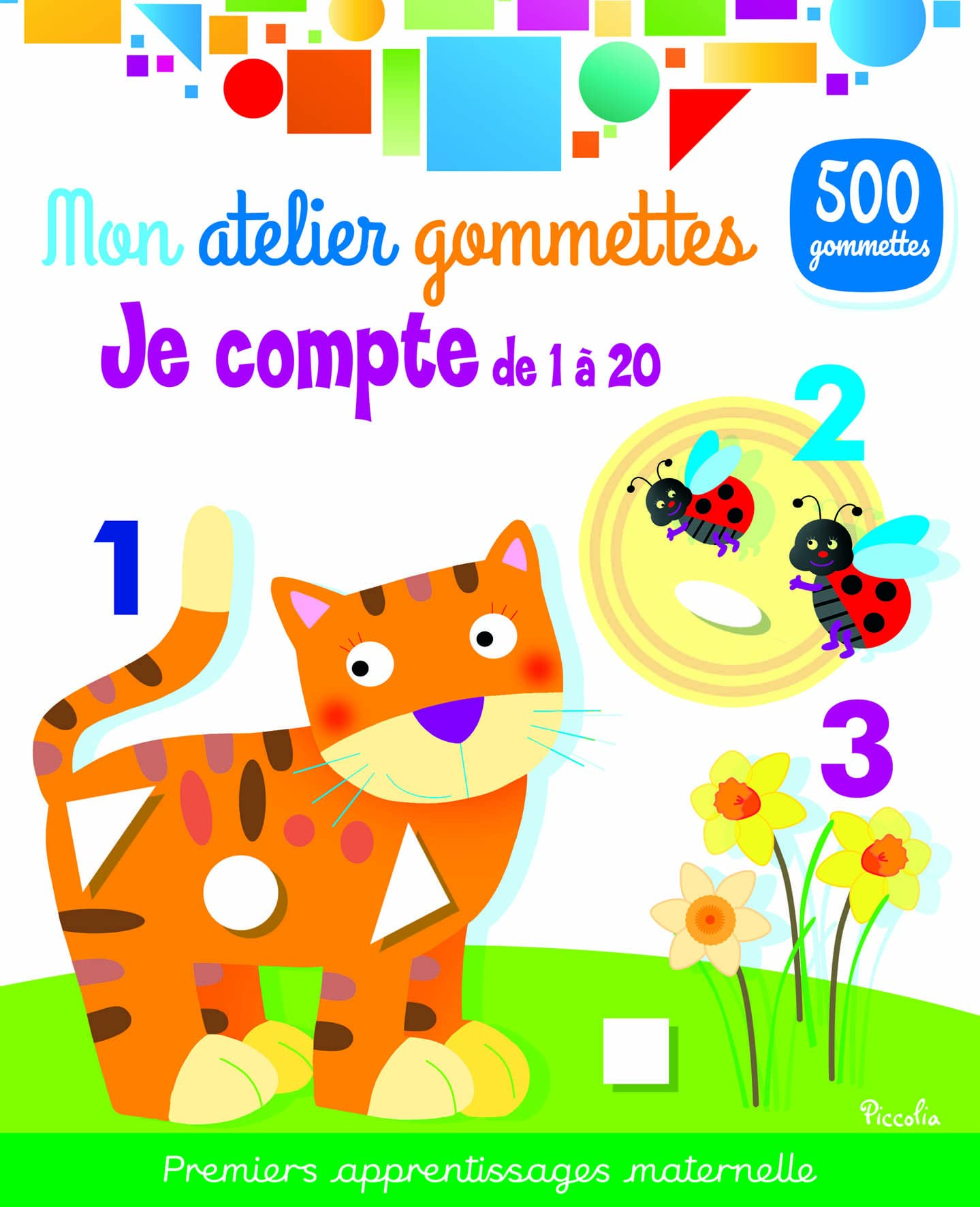 Je compte de 1 à 20 : 500 gommettes
