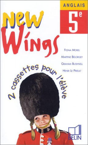 New Wings 5e: Anglais LV1 2 cassettes élève