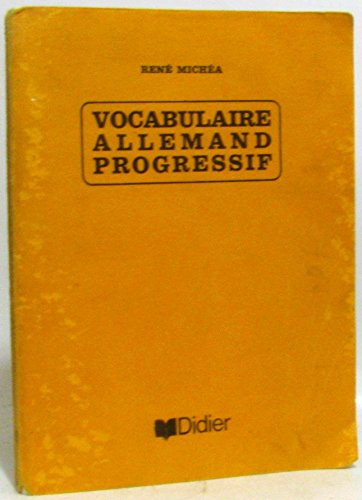 vocabulaire allemand progressif