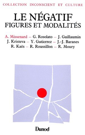 le negatif. figures et modalités