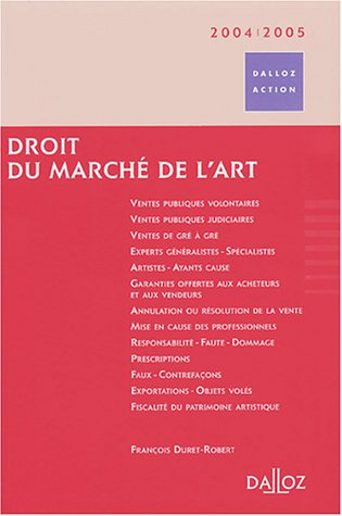 droit du marché de l'art 2004-2005