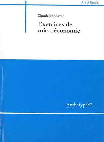 Exercices de microéconomie