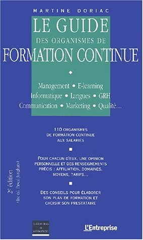 Le guide des organismes de formation continue