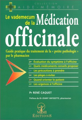 Le vademecum de la médication officinale
