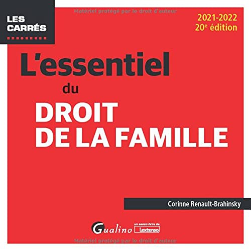 L'essentiel du droit de la famille : 2021-2022