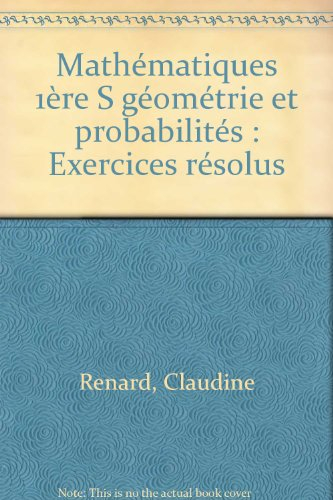 Mathématiques 1re S
