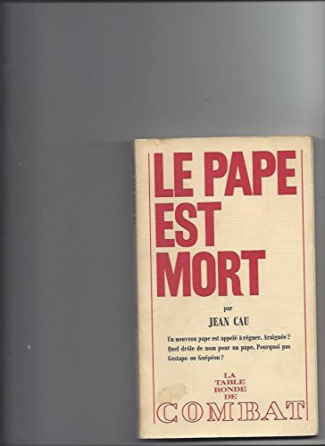 le pape est mort