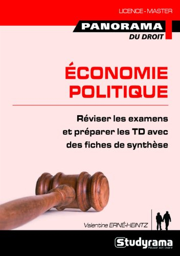Politique économique : réviser les examens et préparer des TD avec des fiches de synthèse : licence-