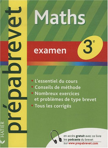 Mathématiques 3e : examen