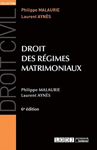 Droit des régimes matrimoniaux