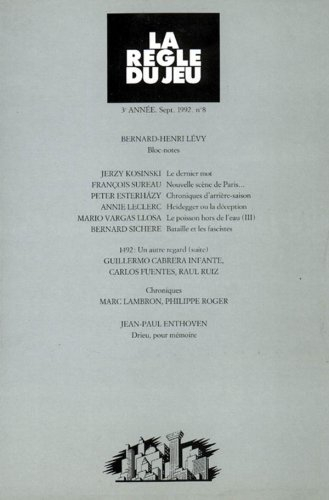 Règle du jeu (La), n° 8
