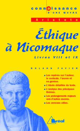 Ethique à Nicomaque (livres VIII et IX), d'Aristote