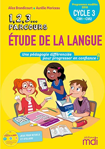 1, 2, 3... parcours, étude de la langue CM1-CM2, cycle 3 : fichier + CD-ROM : programmes modifiés 20