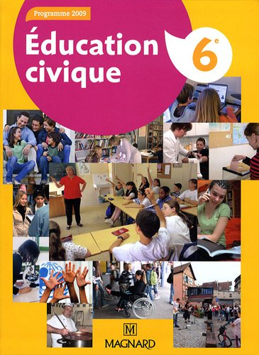 Education civique 6e : programme 2009