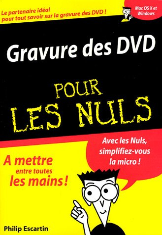 Gravure des DVD pour les nuls