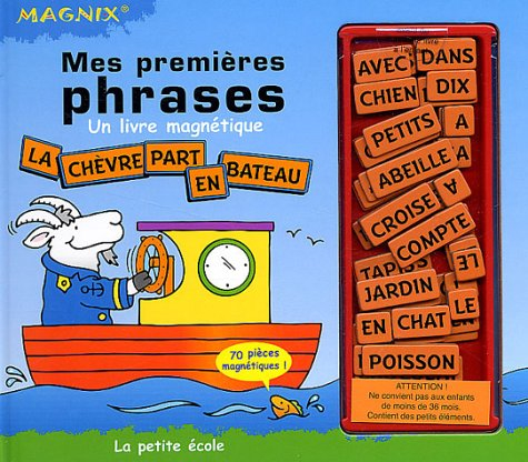 Mes premières phrases : un livre magnétique