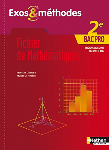 Fichier de mathématiques, 2e bac pro : programme 2009, bac pro 3 ans