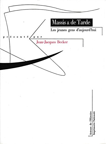 Les jeunes gens d'aujourd'hui