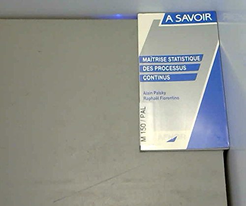 Maîtrise statistique des processus continus