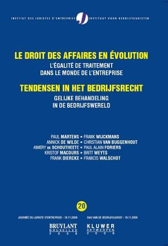 Le droit des affaires en évolution: L'égalité de traitement dans le monde de l'entreprise