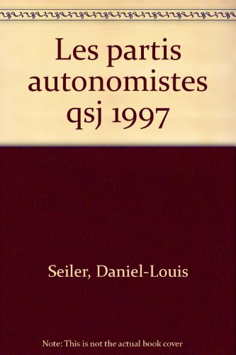 Les Partis autonomistes