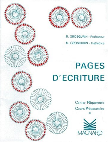 Pages d'écriture : cahier paquerette, cours préparatoire