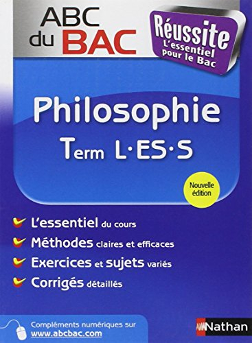 Philosophie terminales L, ES, S