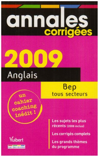 Anglais : BEP tous secteurs