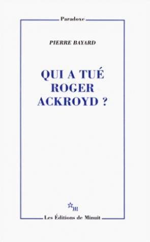 Qui a tué Roger Ackroyd ?