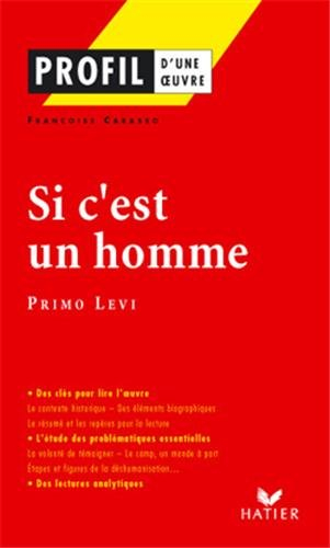 Si c'est un homme (1947), Primo Levi