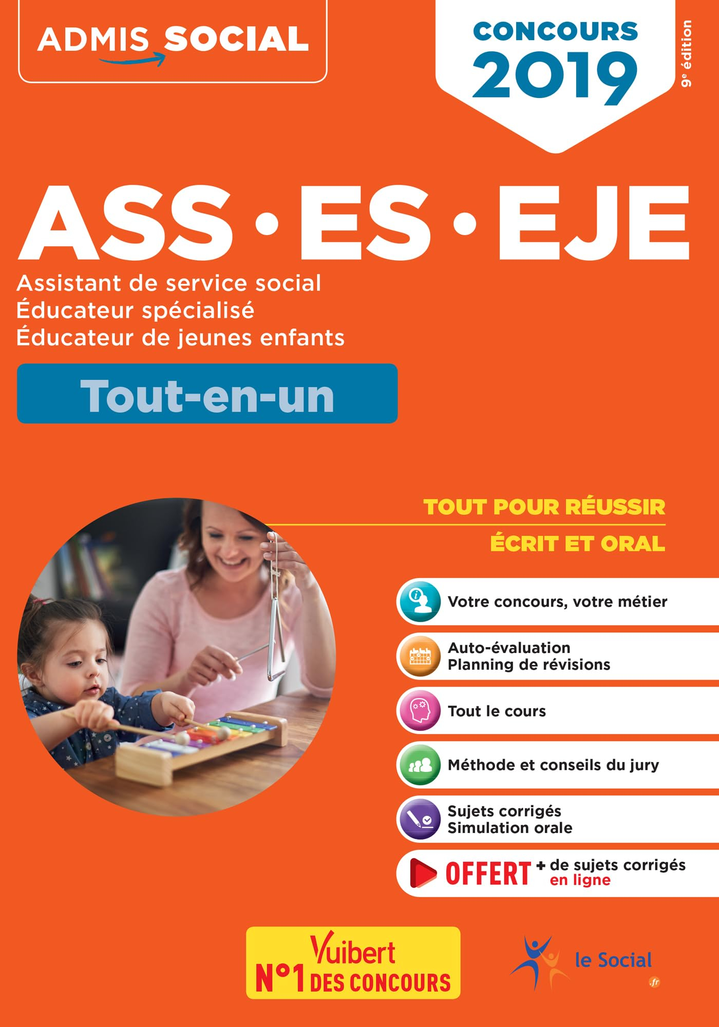 ASS, ES, EJE : assistant de service social, éducateur spécialisé, éducateur de jeunes enfants : tout