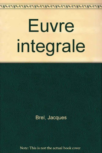 Oeuvre intégrale